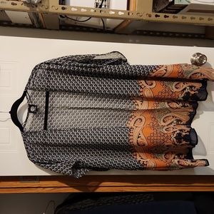 Bobeau Sheer Open Front Kimono